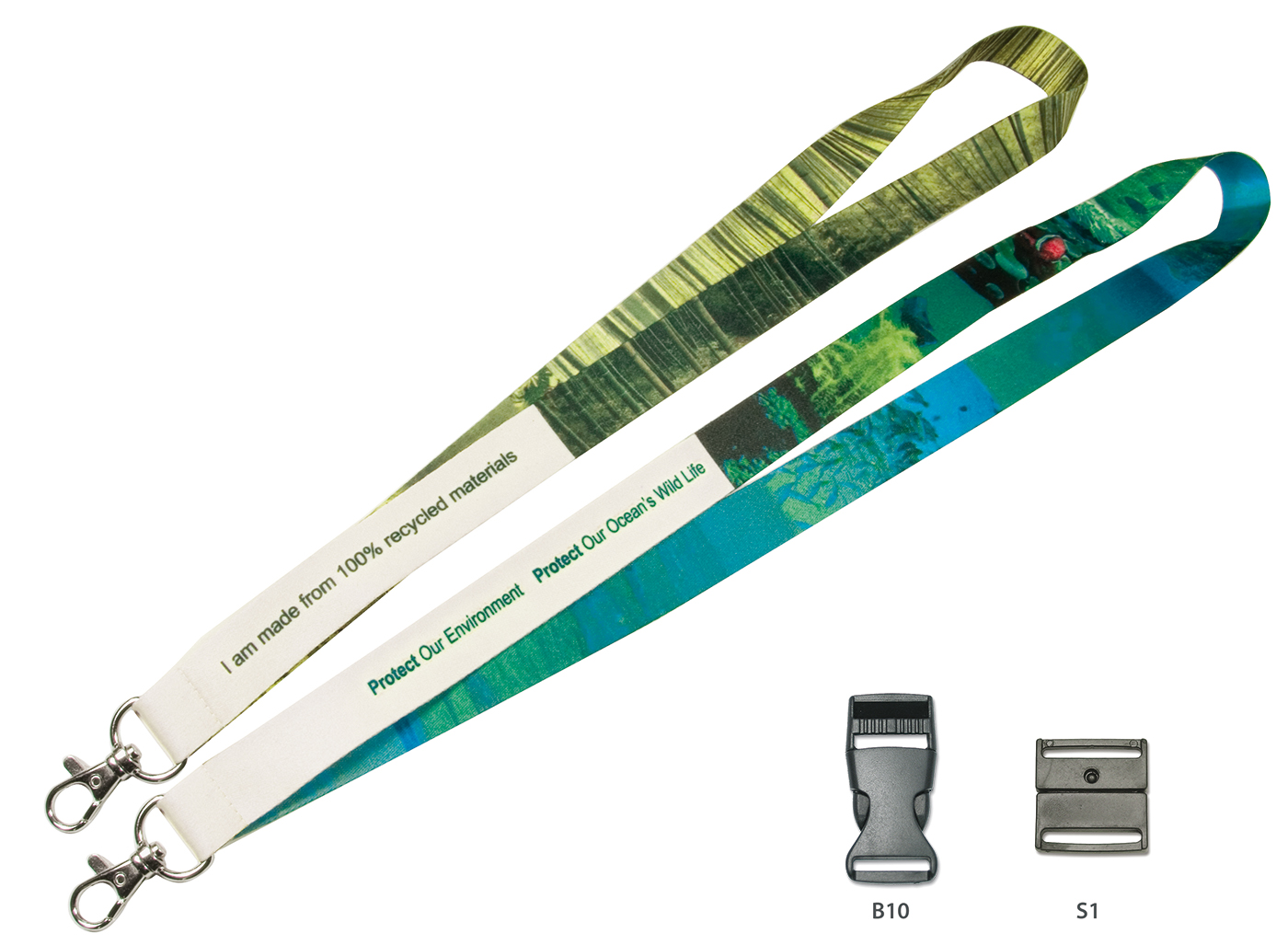 rPET-Heattransfer Lanyards