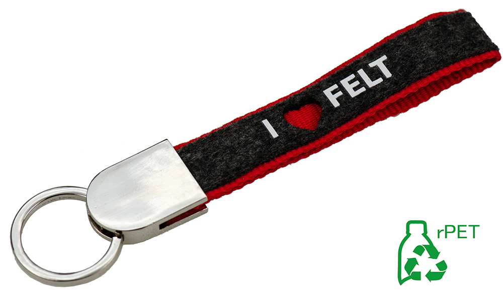 Key Ring with Felt