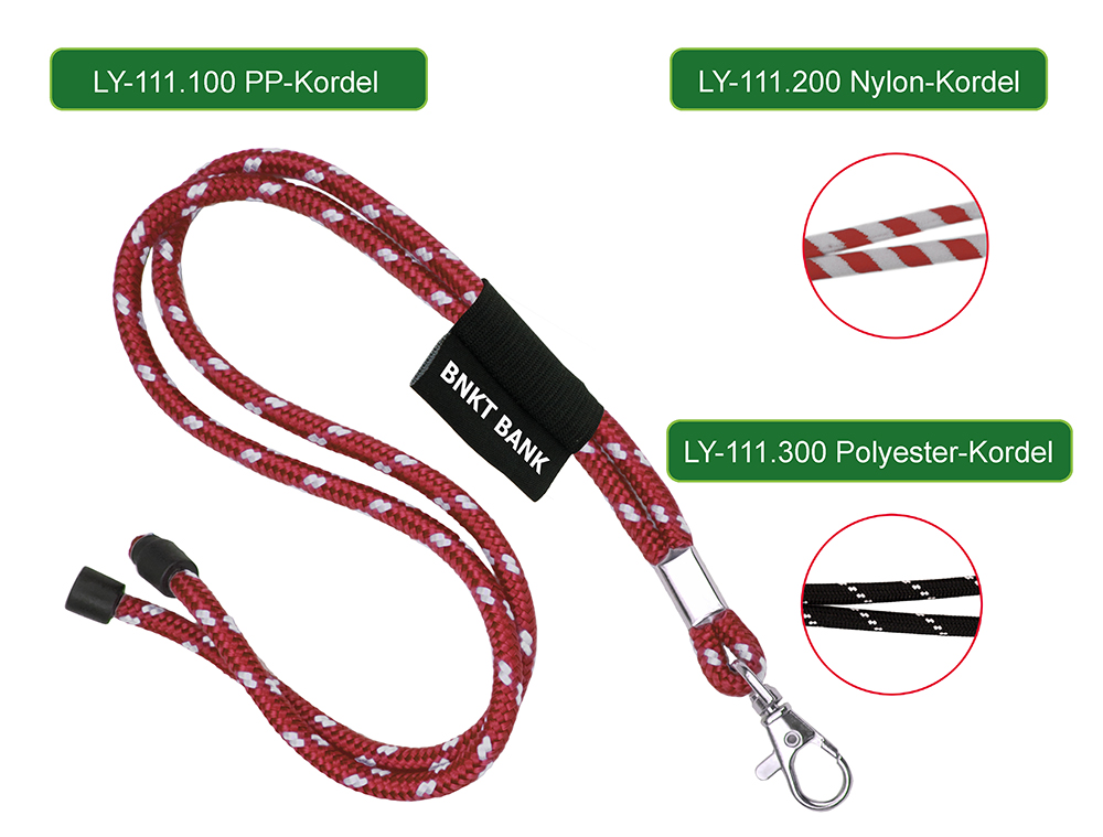 Cord-Lanyard woven label