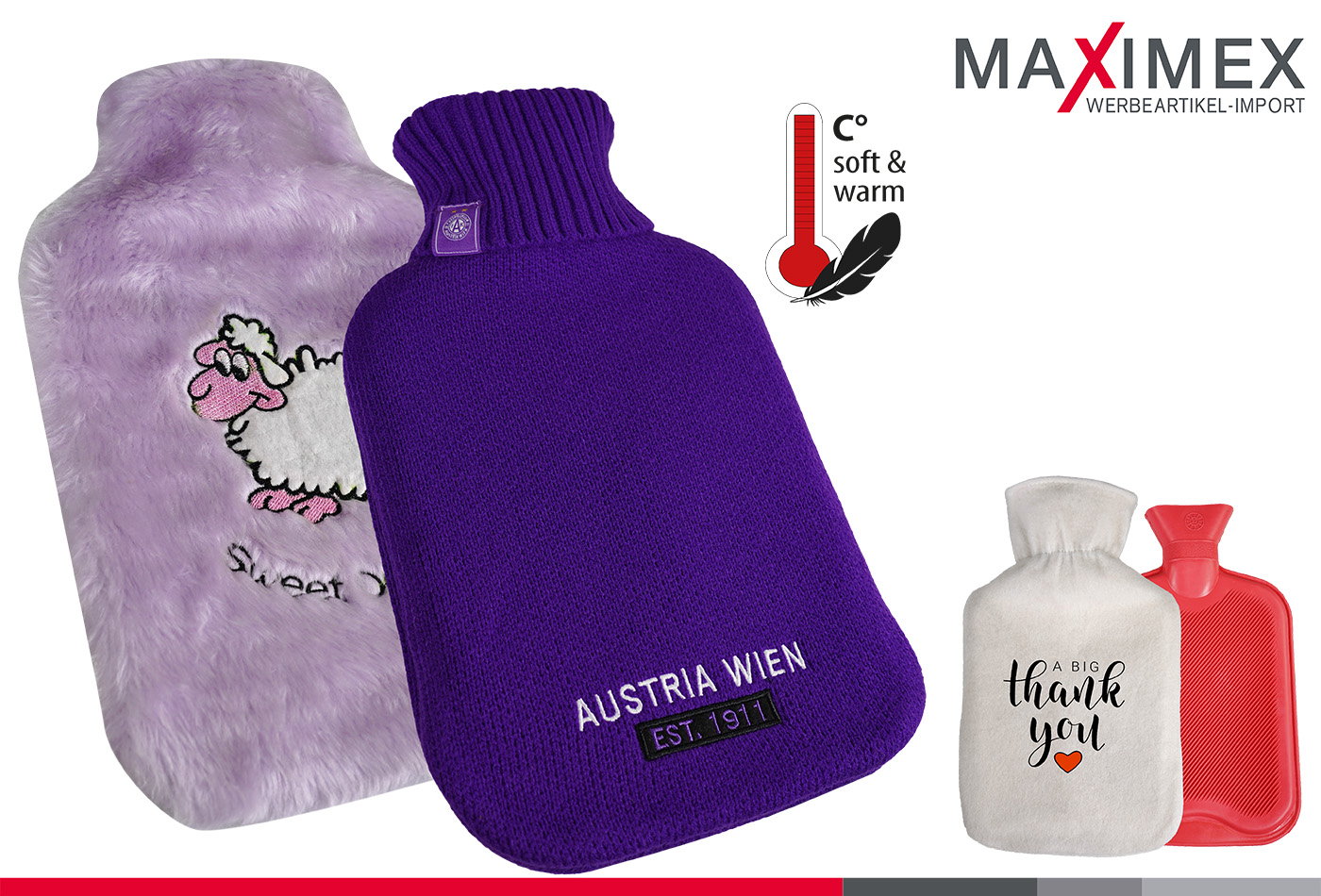 Hot water bottle 1l
